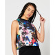 Superdry Γυναικεία αμάνικη μπλούζα Run Cropped Loose Vest